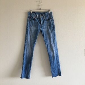 LEVI'S WOMEN'S SKINNY BLUE JEANS 511 W28 L30